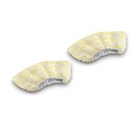 Jeu de Bonnettes pour Buse à Main, 2 Serpillères Microfibres pour Buse à Main des Nettoyeurs Vapeur Kärcher, Solution Fiable Contre la Saleté, Absorption de la Saleté, Accessoire d'Origine