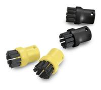 KARCHER 28632640 Set de brosse ronde - 2 noires, 2 rouges