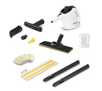 Karcher Balai nettoyeur vapeur SC 1 EasyFix 1200 W Polyvalent avec buse de Sol EasyFix + serpillière microfibres - robinetterie, lavabo, sols, textiles