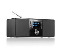 Karcher DAB 7000i Radio internet (DAB+/FM, Wi-Fi & Bluetooth, connexion USB, AUX-IN, réveil avec double alarme) Noir