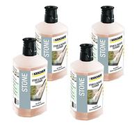 Karcher Nettoyant Pierre Façade 3 en 1 Bouteille de détergent Nettoyeur Haute Pression K2 K4 K5 K7 1 Litre X 4
