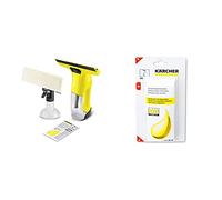 Karcher nettoyeur de vitres WV6 Plus & 6.295-302.0 Nettoyant vitres concentré (4 x 20 ml) détergent pour nettoyeurs de vitres