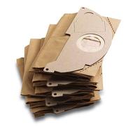 Sachet filtre papier à deux épaisseurs pour KARCHER WD2200 / A2003 / 2004 / 2054Me - paquet de 5 pièces