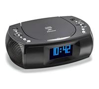 Karcher UR 1309D Radio-réveil avec Lecteur MP3-CD et Radio Dab+-FM 20 Stations de Stockage - Réveil avec Double Alarm UR 1309