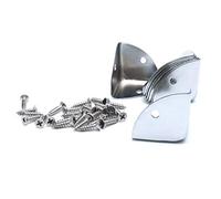 Karcy Lot de 8 protections latérales en métal pour meubles, boîtes, tables, coffres de 3,3 cm