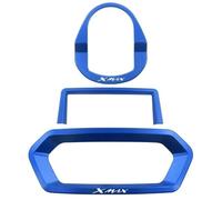 KARDAS Moto Compteur De Vitesse Lunette Pour XMAX300 2023 2024 XMAX 300 250 125 Accessoires Serrure Porte Électrique Tableau Bord Cadre D'instrument Garniture Couverture(Blue SET)