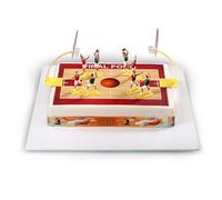 Kardasis Basket-ball dessus de gâteau et figurines 3D | Topper comestible pour gâteaux | Décoration gâteau pour anniversaire thème basketball | Papier Sucre 21x28cm + 4 rubans 28x3cm + 10 figurines 3D
