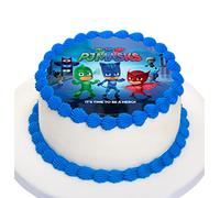 Kardasis TMNT Ninja cake topper avec papier sucre | Topper comestible pour gâteaux | Disque Azyme Décoration de gâteau pour l'anniversaire thème | 20cm