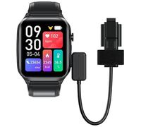 Kardena Care SOS 3 SOS Montre avec appel d'urgence 4G, détection de chute, localisation GPS, téléphonie sans smartphone, écran couleur 1,83", fonction soin, avertissements de santé, SpO2, pression