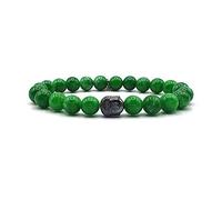KARDINAL WEIST bouddha jade bracelet, semi-précieuse perles, pierre naturelle, bijoux pour - chakra - bonheur - santé - yin yang (XXL)