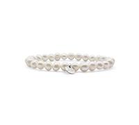 KARDINAL WEIST culture perles bracelet, perles d'eau douce de potatoe, bijoux pour femmes, beauté - pouvoir - force (XXL, blanc)