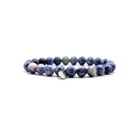 KARDINAL WEIST sodalite bracelet, semi-précieuse perles, pierre naturelle, bijoux pour - créativité - équilibre - inspiration (L, sodalite)