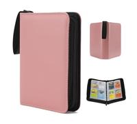 Kardition Album Carte, Capacité de 55 pages de 440 Cartes, Classeur Carte magic avec fermeture éclair, Livre Rangement Carte Carnet, porte carte en Cuir PU Imperméable pour TCG Cartes