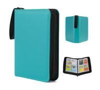 Kardition Album Carte, Capacité de 55 pages de 440 Cartes, Classeur Carte magic avec fermeture éclair, Livre Rangement Carte Carnet, porte carte en Cuir PU Imperméable pour TCG Cartes