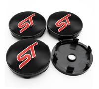 KardoL 4 pièces 60mm Auto Cache Moyeux Compatible avec pour Ford St Logo Fiesta Ecosport 2009-2022 Focu - Solide et Robuste - Enjoliveurs pour Jantes,60mm-B