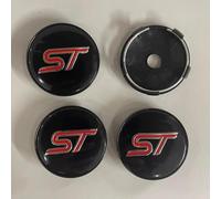 KardoL 4 pièces 60mm Auto Cache Moyeux Compatible avec pour St Line stline Focus 2 3 MK2 MK3 MK1 Fusion Everest Escape Explorer - Solide et Robuste,60mm-B