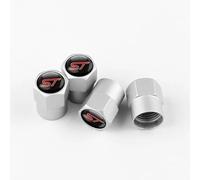 KardoL 4 Pièces Haute qualité Bouchons de Valve de Voiture Compatible avec pour Ford STLINE Focus Fiesta Mondeo Explorer - Robuste et étanche,A