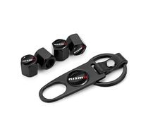KardoL 4 Pièces Haute qualité Bouchons de Valve de Voiture Compatible avec pour Nismo Nissan Juke Tiida Teana GTR 350Z 370Z 240SX - Robuste et étanche