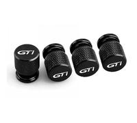 KardoL 4 Pièces Haute qualité Bouchons de Valve de Voiture Compatible avec pour Peugeot GTI 206 207 208 306 307 308 4007 5008 407 - Robuste et étanche,B
