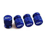 KardoL 4 Pièces Haute qualité Bouchons de Valve de Voiture Compatible avec pour Peugeot GTI 206 207 208 306 307 308 4007 5008 407 - Robuste et étanche,F