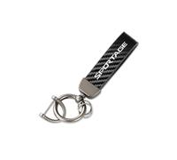 KardoL Porte clés de Voiture Porte-clés Accessoires Compatible avec pour Kia Sportage 2023 - Fibre de Carbone métallique - Cadeaux d'amateur de Voiture,S