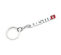 KardoL Porte clés de Voiture Porte-clés Accessoires Compatible avec pour Nissan Nismo Almera Juke Qashqai Tiida X Trail Note Teana 350Z 370Z - métallique - Cadeaux d'amateur de Voiture,S-A
