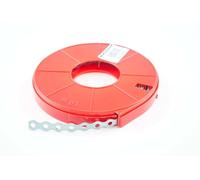 KARDONE - Feuillard 10 mètres ruban metallique perforé 1 trou 12mm x 0,7mm x 10m | Acier galvanisé flexible | Fixation gaines tuyauteries et bricolage