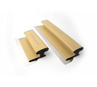 Kardone - Lisseuse/Lame à Lisser (Pack Duo 25cm + 45cm) pour Enduit, béton ciré, crépis avec Lame INOX Interchangeable Lisse Parfait Mur, Sol et Plafond