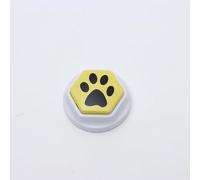 Kardrianio Boutons de communication pour chien - Bouton parlant pour chien, en plastique ABS, boutons parlants enregistrables 30 secondes pour communiquer avec les chiens (jaune)