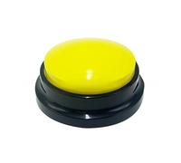 Kardrianio Boutons enregistrables pour la communication - Bouton parlant pour chien - En plastique ABS - 30 secondes - Pour communiquer avec les chiots - Jaune