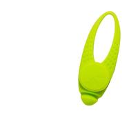 Kardrianio Lumière LED pour collier de chien, en silicone coloré, à clipser pour collier de chien, lumières LED pour l'obscurité, étanche, sécurité pour chiot pour promener la nuit (vert)