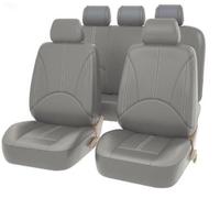 KARDZ Cuir Ensembles de Housses Siège Voiture pour Jeep Grand Cherokee WH/WK 2005-2010, Couvre Sieges Protection Imperméable Nonslip Respirant Interieu,C-Grey