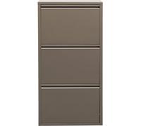 KARE Caruso 3 Boîte à Chaussures Design en Acier, 3 Compartiments basculants, Espace pour 6 Paires de Chaussures, Mince, Peu encombrant, étagère à Chaussures, Rangement à Chaussures, Couloir, Sol 103