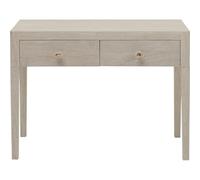 Kare Console Design Travertino Drawers - Beige - 77 x 100 x 40 cm - avec 2 tiroirs - Table de Rangement - Revêtement en marbre - Salon
