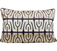 Kare Coussin Design - 40 x 60 cm (L x l) - Beige - Moderne - Coussin décoratif en Coton avec Fermeture éclair - pour Chambre à Coucher, Salon - pour canapé