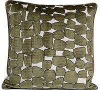 Kare Coussin Design Pebbles - Multicolore - 45 x 45 cm - Housse Amovible avec Fermeture éclair - Coussin décoratif avec Rembourrage - Coussin décoratif de canapé