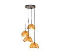 KARE Design Aloha Drop Suspension E27 à 4 sources lumineuses, 56526,