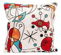 Kare Design Art Line Sea World Coussin décoratif, en Coton, avec Fermeture éclair, 50 x 50 cm, Multicolore, Moderne, pour Chambre à Coucher, Salon, pour canapé, canapé, Salon