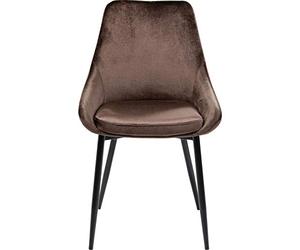 Kare Design Chaise East Side Velours Marron
