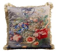 Kare Design Coussin à Franges Raisin