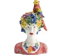 Kare Design Déco Femme Fleurs Perroquet 50cm