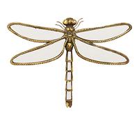 Kare Design Décoration Murale Dragonfly Miroir, Or, Miroir Doré, Verre, Animal Libelle, Insecte, Deco Intérieur, Décoration Chambre, Salon, Couloir, Bureau, Cadeau, 27x35x4 cm (H/L/P)