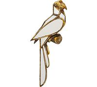 Kare Design Décoration Murale Parrot Miroir, Verre, Doré, 15x43cm | Miroir élégant et moderne en verre doré, inspiré d'un perroquet, pour salon ou chambre