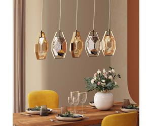 KARE Design Diamond Fever Dining Suspension G9 à 5 sources lumineuses, 55395,