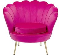 Kare Design Fauteuil Water Lily Velours Fuchsia