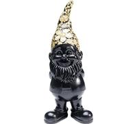 Kare Design Figurine Décorative Nain Standing, Noir-Doré, Élégante, Sculpture, Deco Intérieur, Decoration Chambre, Salon, Maison, Cadeau, 30 x 10 x 12 cm