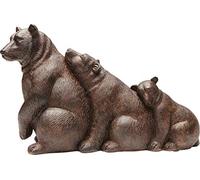 Kare Design Figurine Décorative Relaxed Bear Family, Marron, Animal Famille d'Ours, Deco Intérieur, Décoration Chambre, Salon, Maison, Cadeau, 20x32x13 cm (H/L/P)