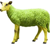 Kare Design Figurine Décorative Sheep Colore, Vert, Animal Mouton, Sculpture, Deco Interieur, Décoration Chambre, Salon, Maison, Cadeau, 60x21x49cm (H/L/P)