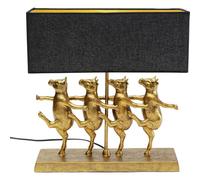 Kare Design Lampe Vaches Cancan dorées - Salle de séjour, Chambre à manger - 15 x 41 x 12 cm - Doré - Rectangulaire - Montage semi-affleurant