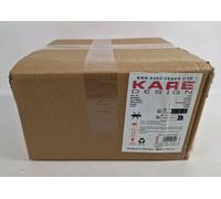 KARE DESIGN Lot de 6 Assiettes en Faïence Organic 26 cm Blanc et Bleu